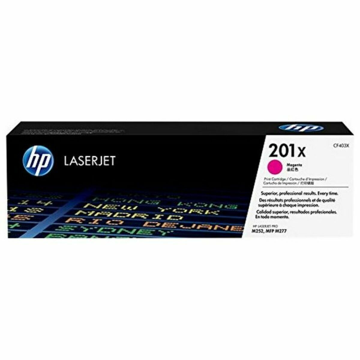 Eredeti Toner HP 201X Bíborvörös